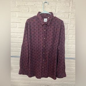 Men’s XL ROWM Long Sleeve Button Down Flannel Shirt